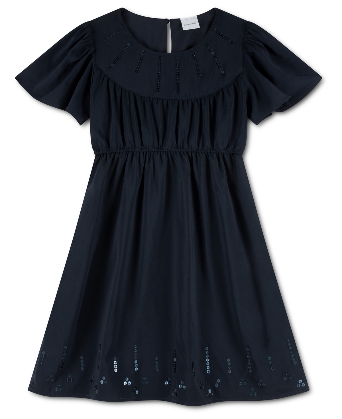 abercrombie kids Girls' 4-16 Sequin Boho Flutter-Sleeve Dress