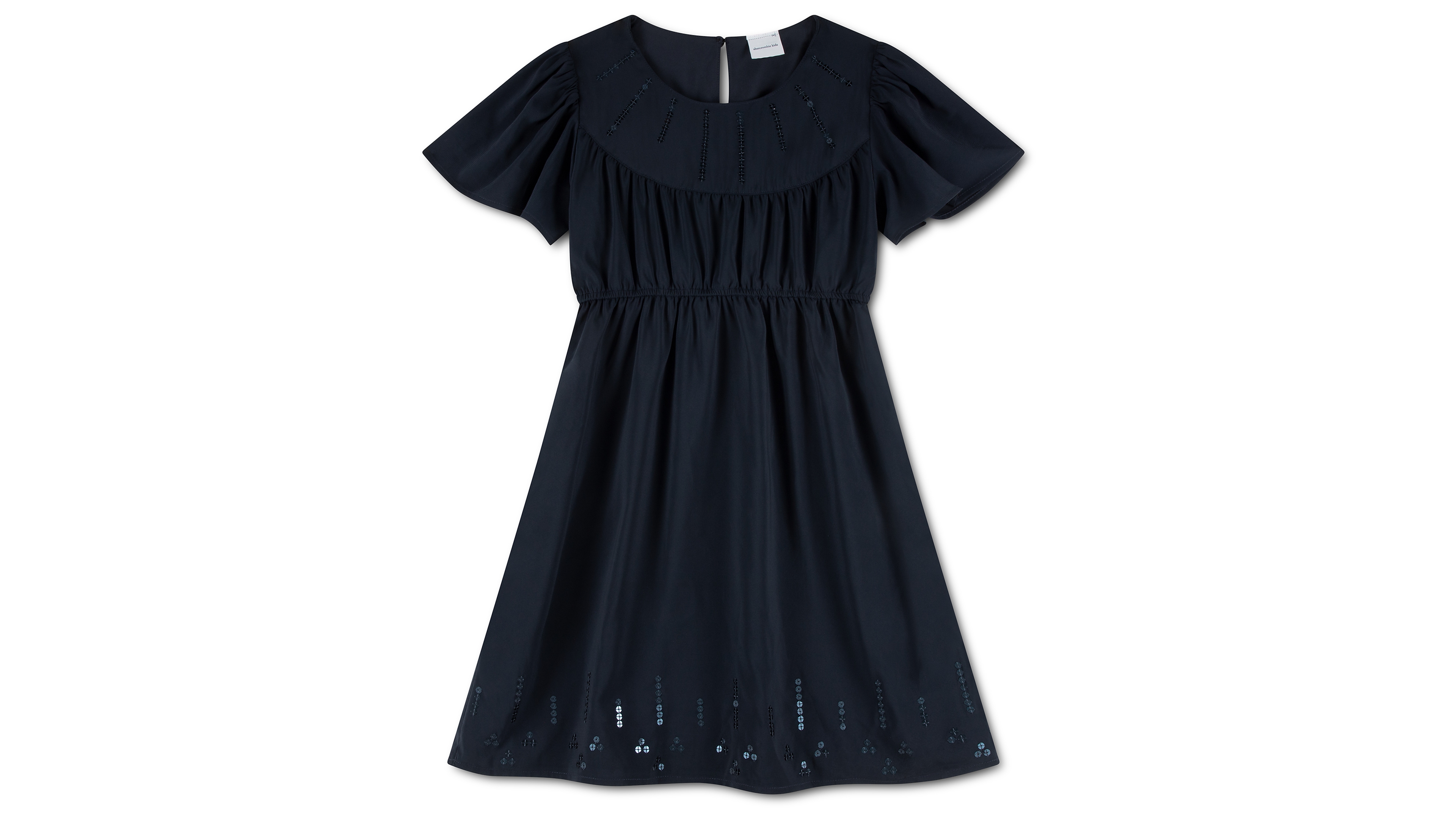 abercrombie kids Girls' 4-16 Sequin Boho Flutter-Sleeve Dress