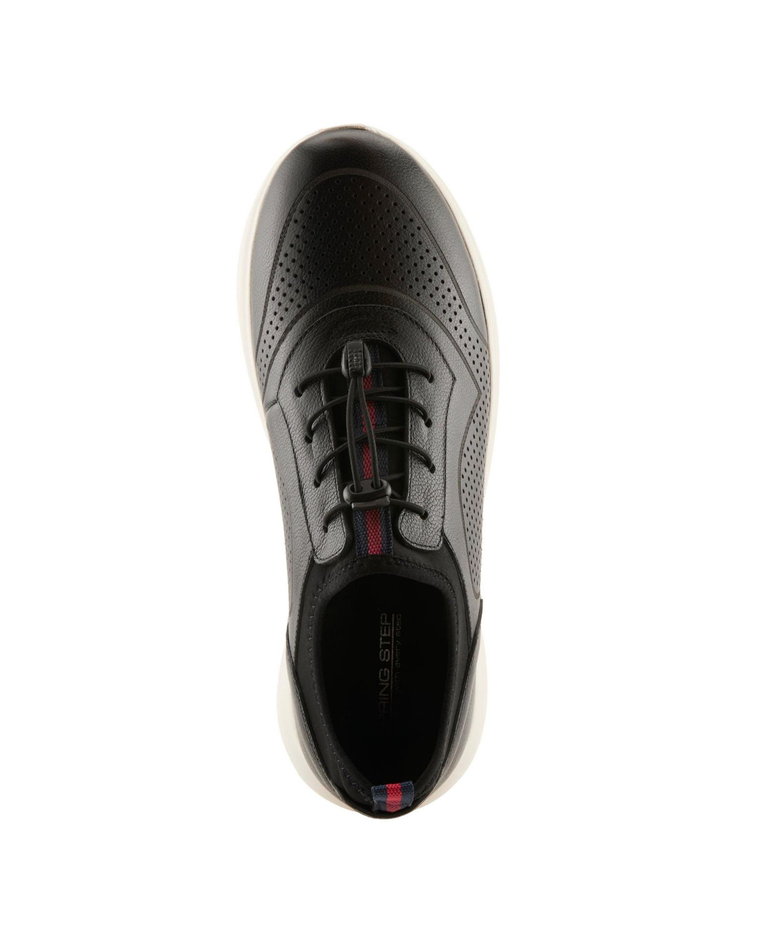 Kriss Men's Fashion Sneaker with Leather Upper