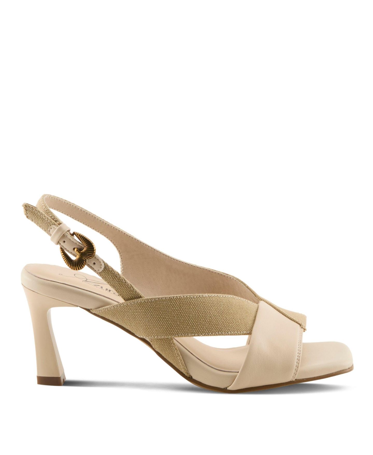 Женские сандалии Azura Aboveall Strappy with Cushioned Insole, цвет: Бежевый разноцветный — фото 5