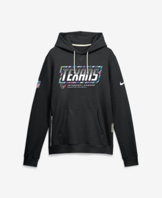 Men's Black Houston Texans 2026 NFL Cruical Catch Sideline Dri-Fit Pullover Hoodie