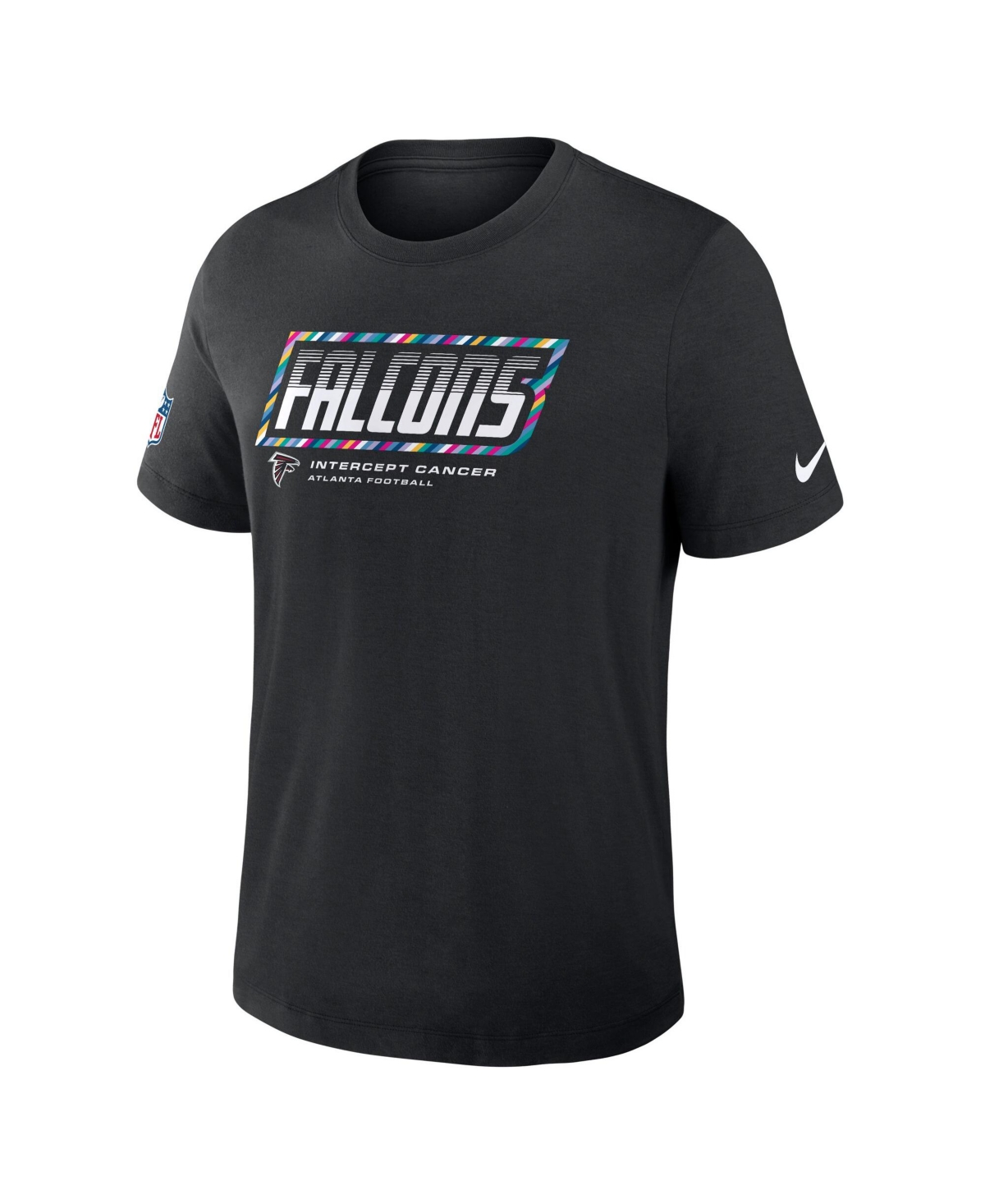Nike Men's Black Atlanta Falcons 2026 Nfl Cruical Catch Sideline Dri-Fit T-Shirt