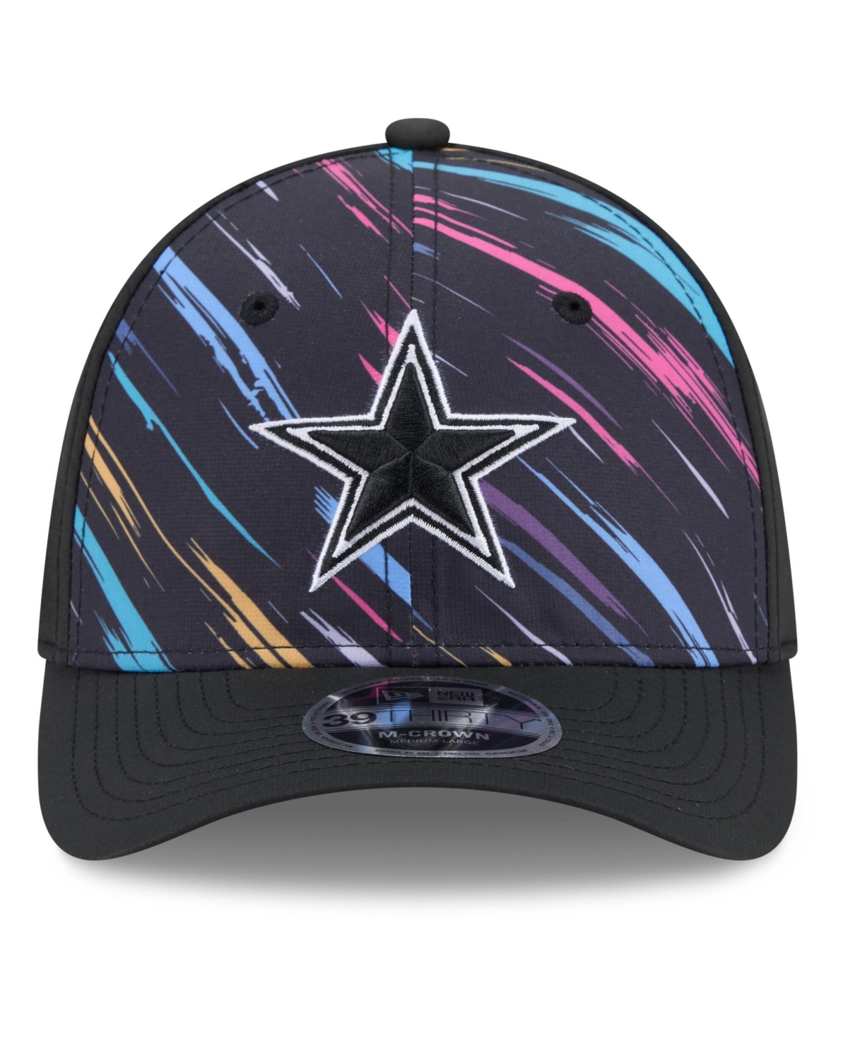 New Era Men's Black Dallas Cowboys 2026 Nfl Cruical Catch 39THIRTY M-Crown Stretch Hat
