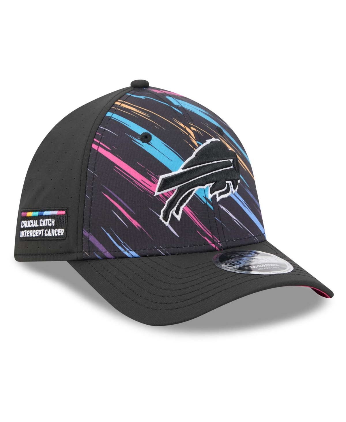 New Era Men's Black Buffalo Bills 2026 Nfl Cruical Catch 39THIRTY M-Crown Stretch Hat