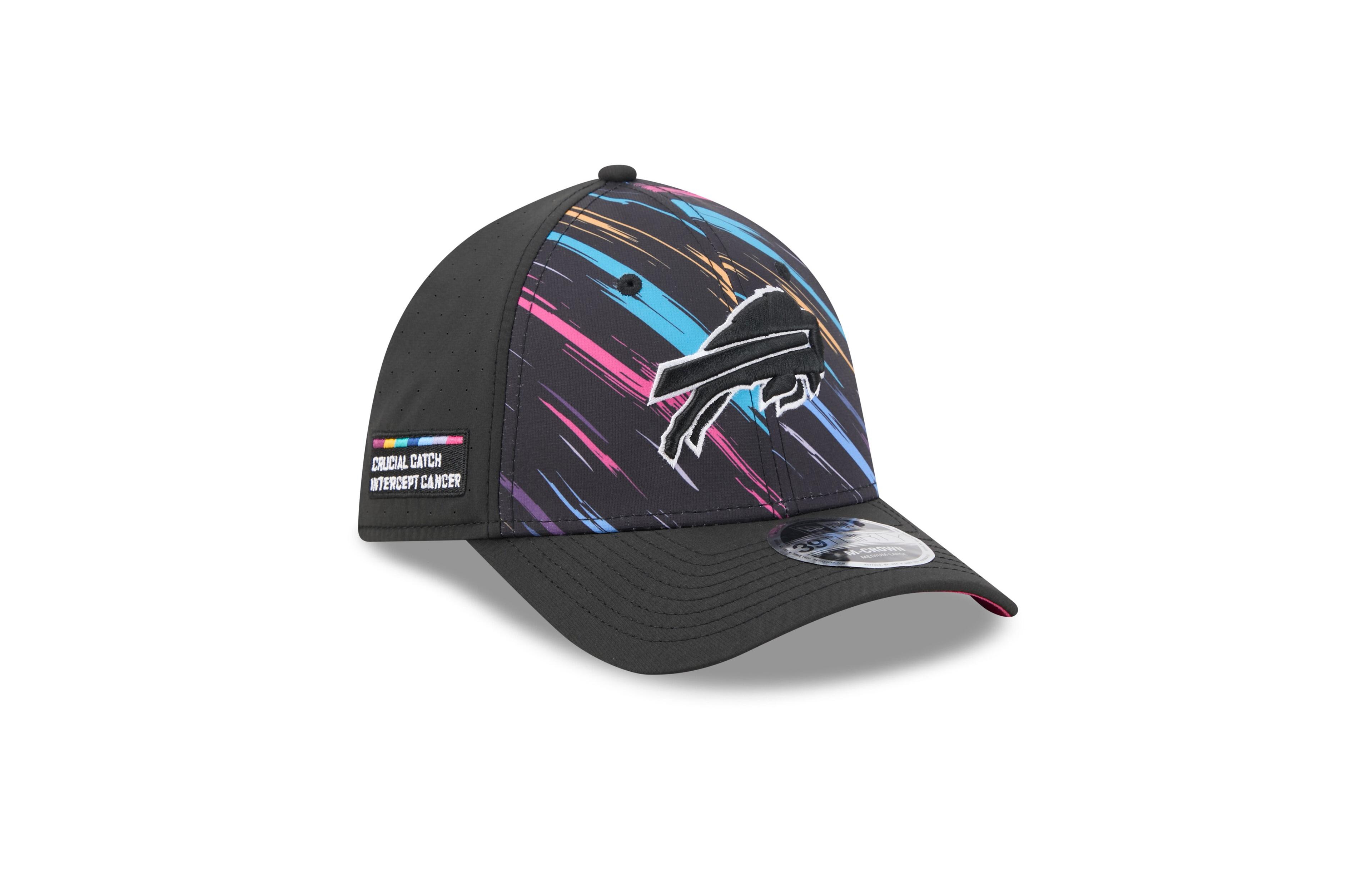New Era Men's Black Buffalo Bills 2026 Nfl Cruical Catch 39THIRTY M-Crown Stretch Hat