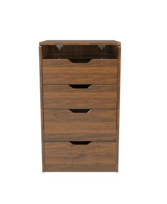 3-in-1 Vanity Desk with Lighted Mirror, Stool And Flip-Top Makeup Table