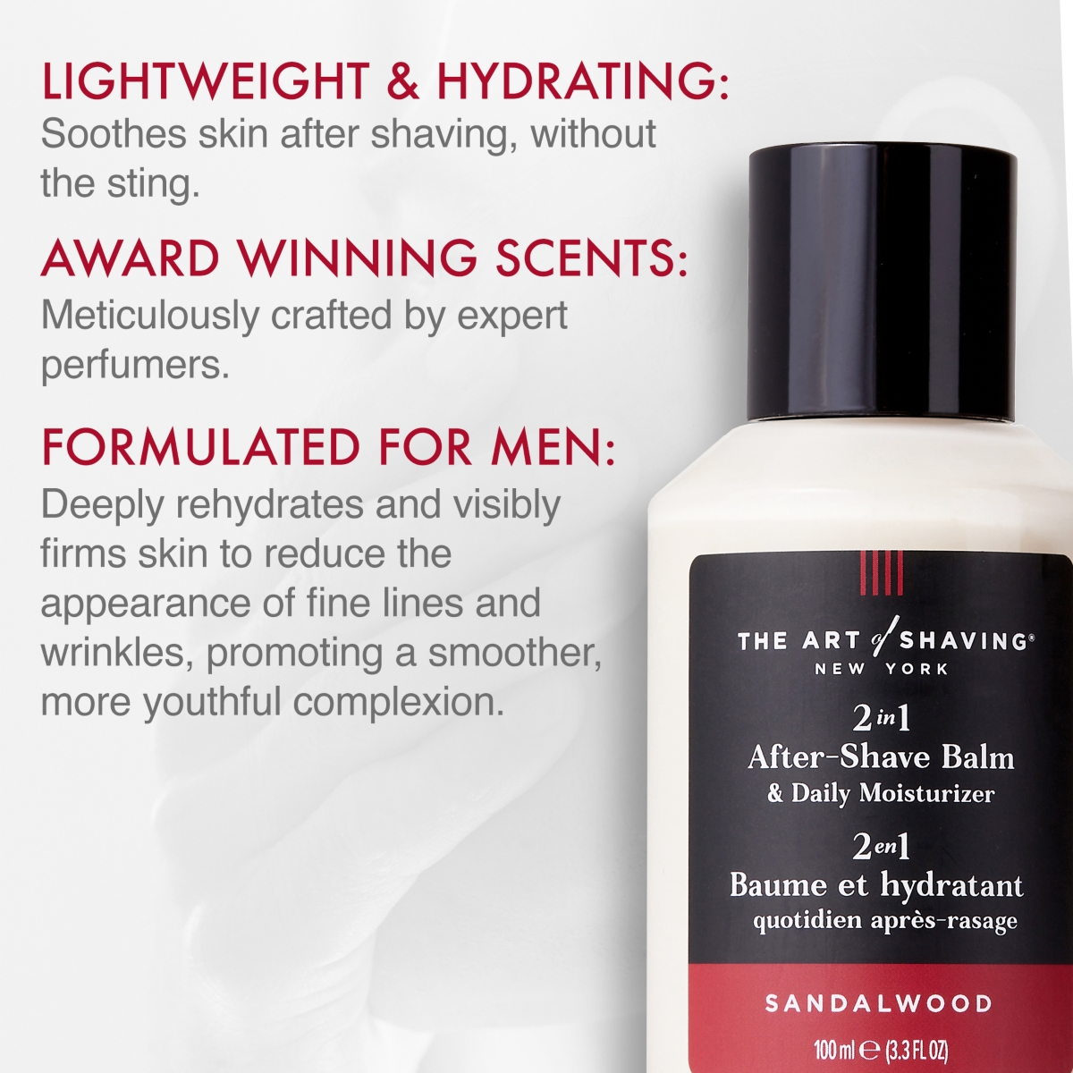 The Art of Shaving Sandalwood After-Shave Balm, 3.3 oz