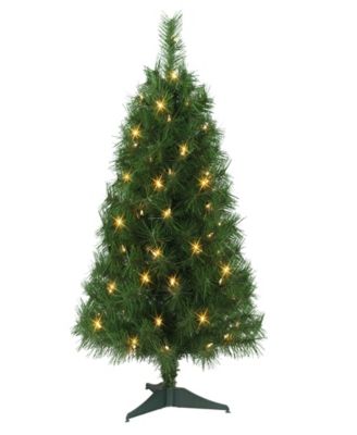 3' Pre-Lit Snow Ridge Fir Christmas Tree