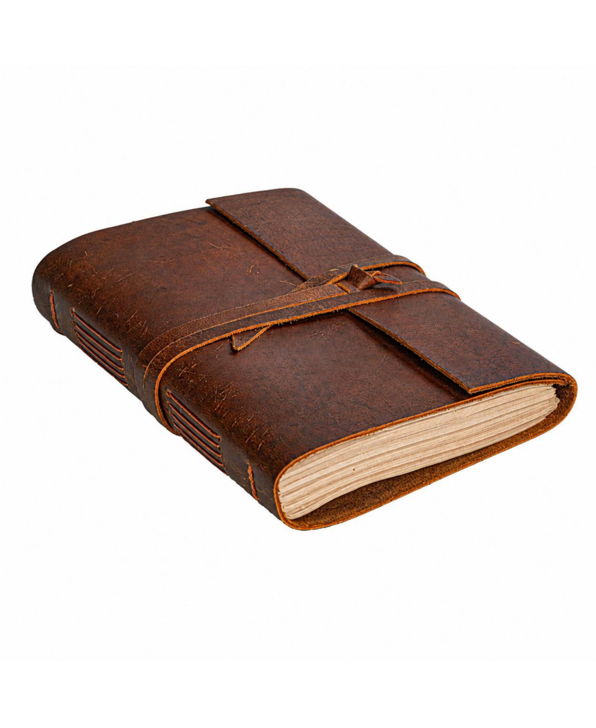 Danrong Handmade Leather Journal Unlined Thick Paper 300 Pages For Writing Gift