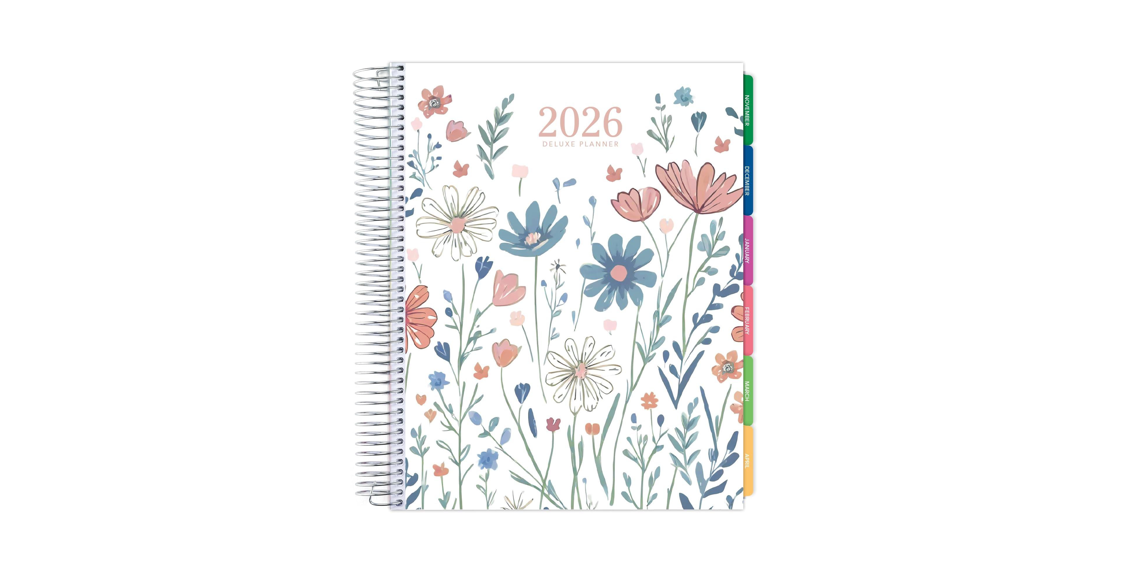 Danrong 14 Month Daily Weekly Monthly Planner With Tab Sections Stickers Pocket Folder Bookmark