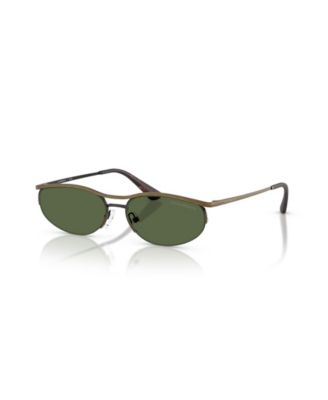 Oval Metal Sunglasses EA2180