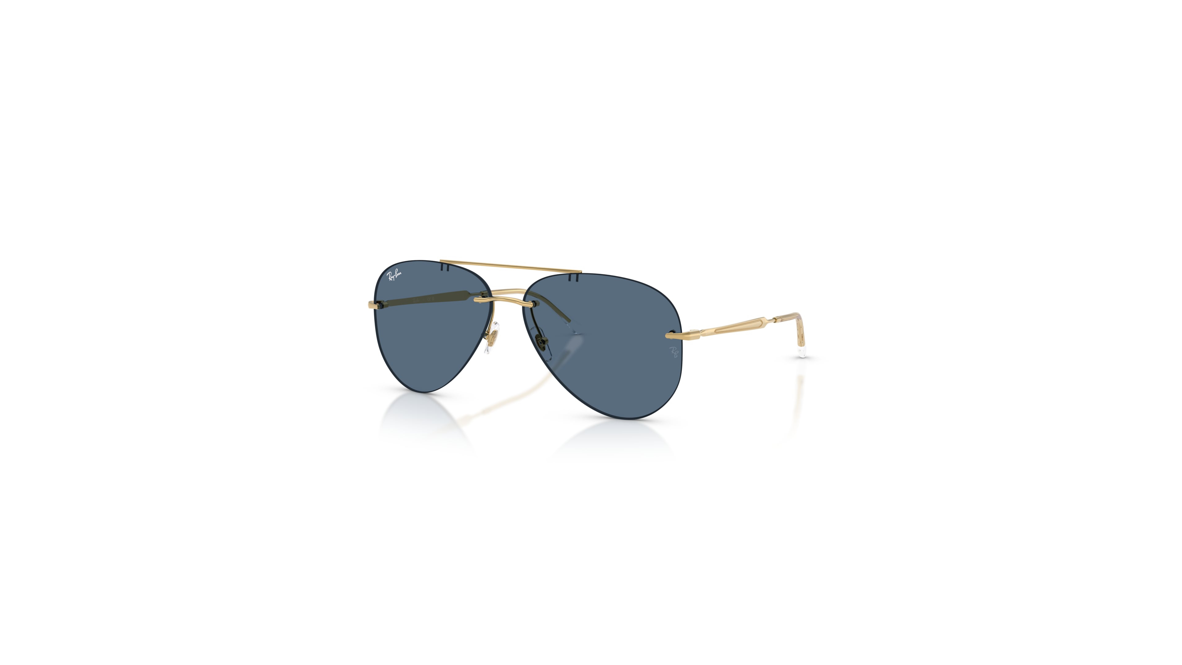 Ray-Ban Rimless Aviator Unisex Sunglasses RB3791