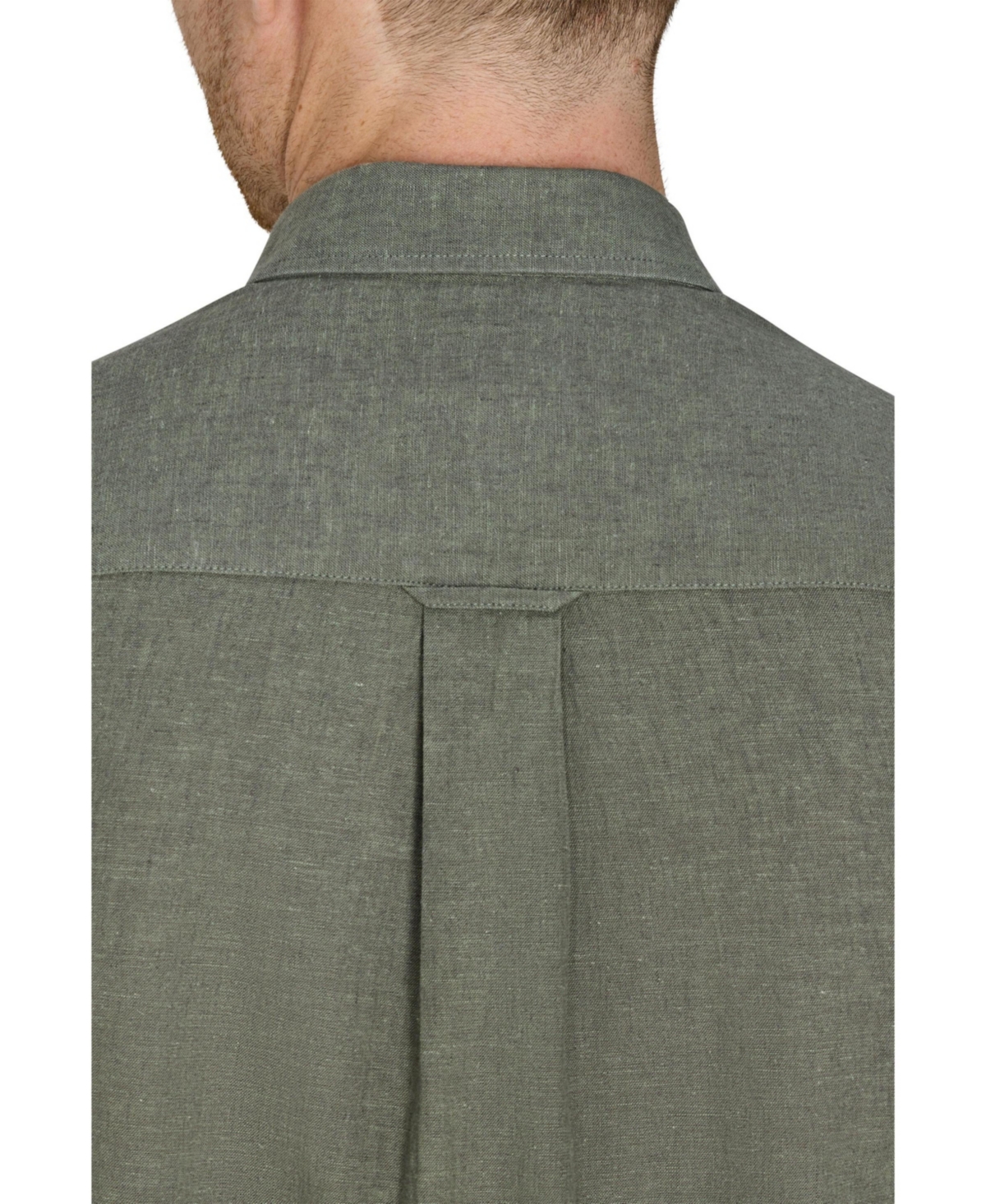 Raging Bull Men's Classic Long-Sleeve Linen-Blend Shirt