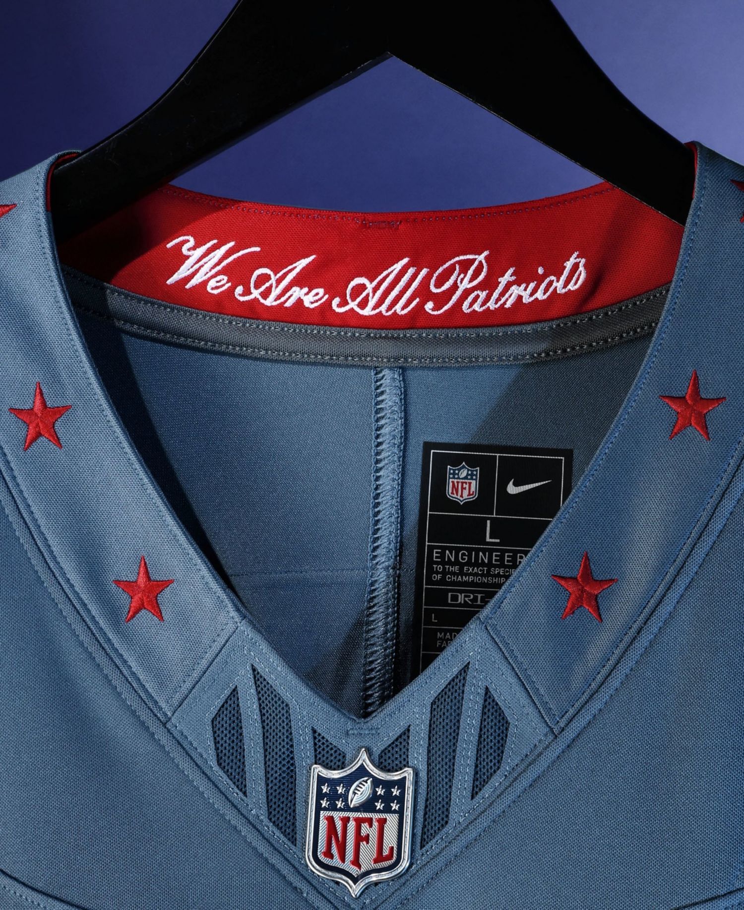 Men's Drake Maye Storm Blue New England Patriots 2025 Rivalries Collection Stitched Limited Jersey