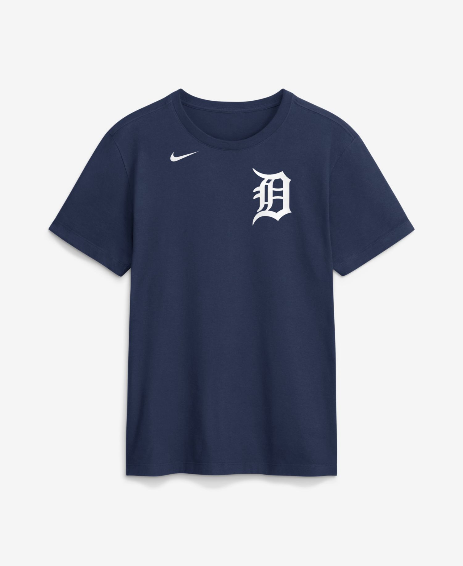 Men's Max Clark Navy Detroit Tigers Name & Number T-Shirt