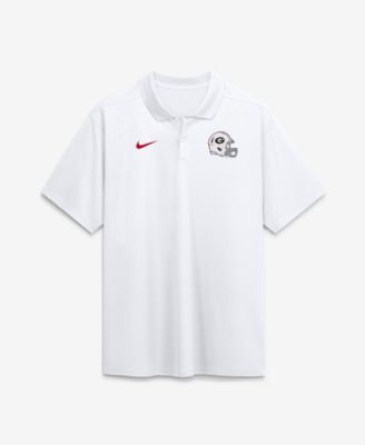 Men's White Georgia Bulldogs Whiteout Victory Dri-FIT Polo