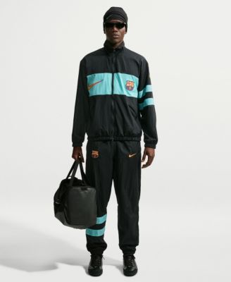 Men's  Black Barcelona Third I96 Full-Zip Track jacket