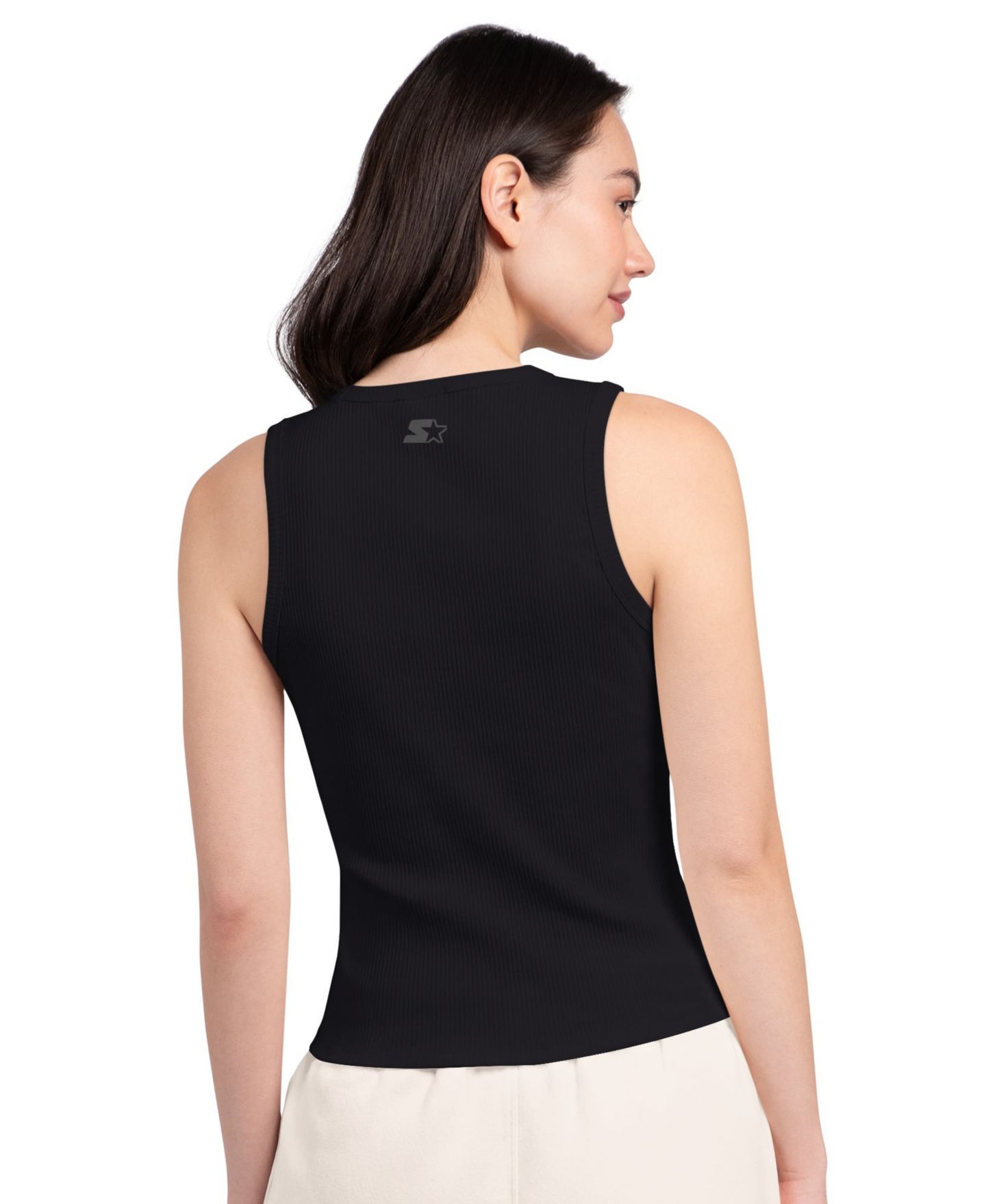 Женский топ Starter Black Jacksonville Jaguars Athleisure Cropped — фото 2