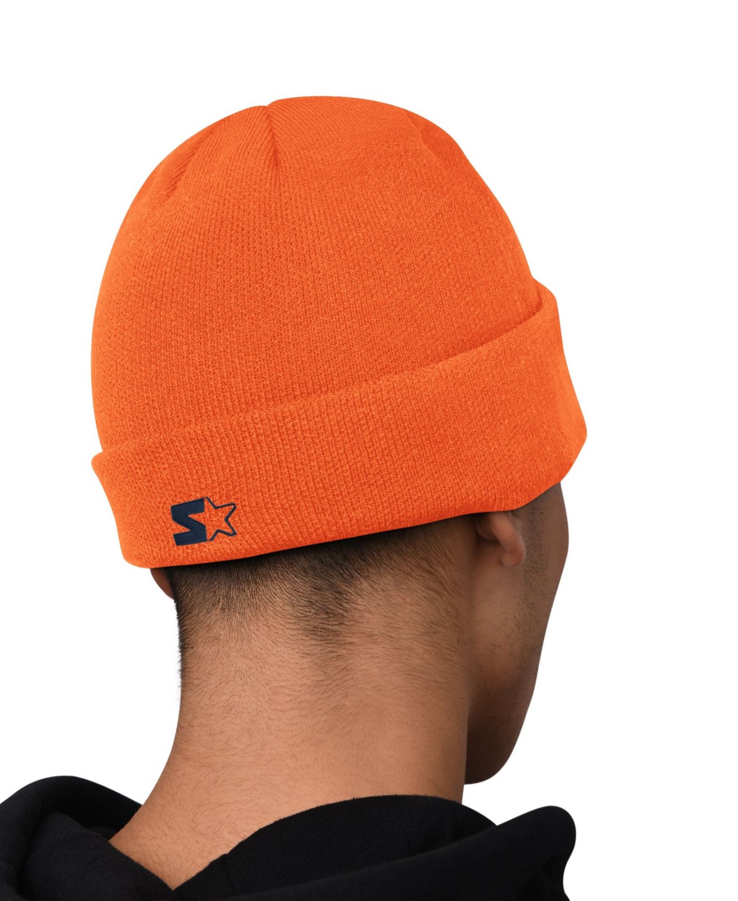 Men's Orange Denver Broncos Hoodie and Cuffed Knit Hat Combo Pack
