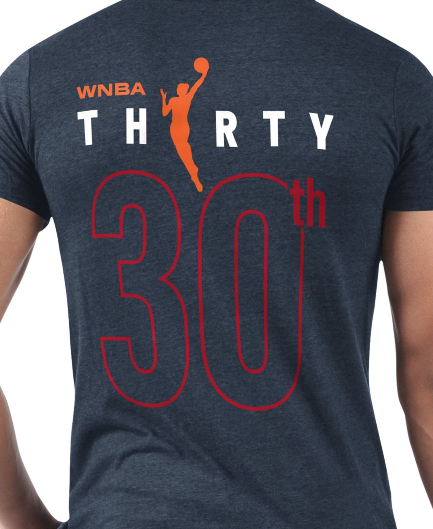Men's Navy Indiana Fever WNBA 30th Anniversary Prime Time T-Shirt