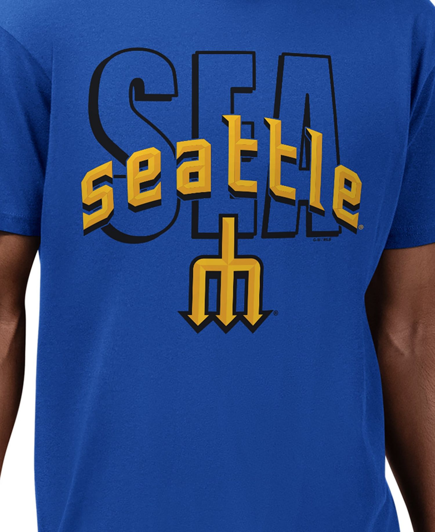 Men's Royal Seattle Mariners City Connect Abbreviation T-Shirt