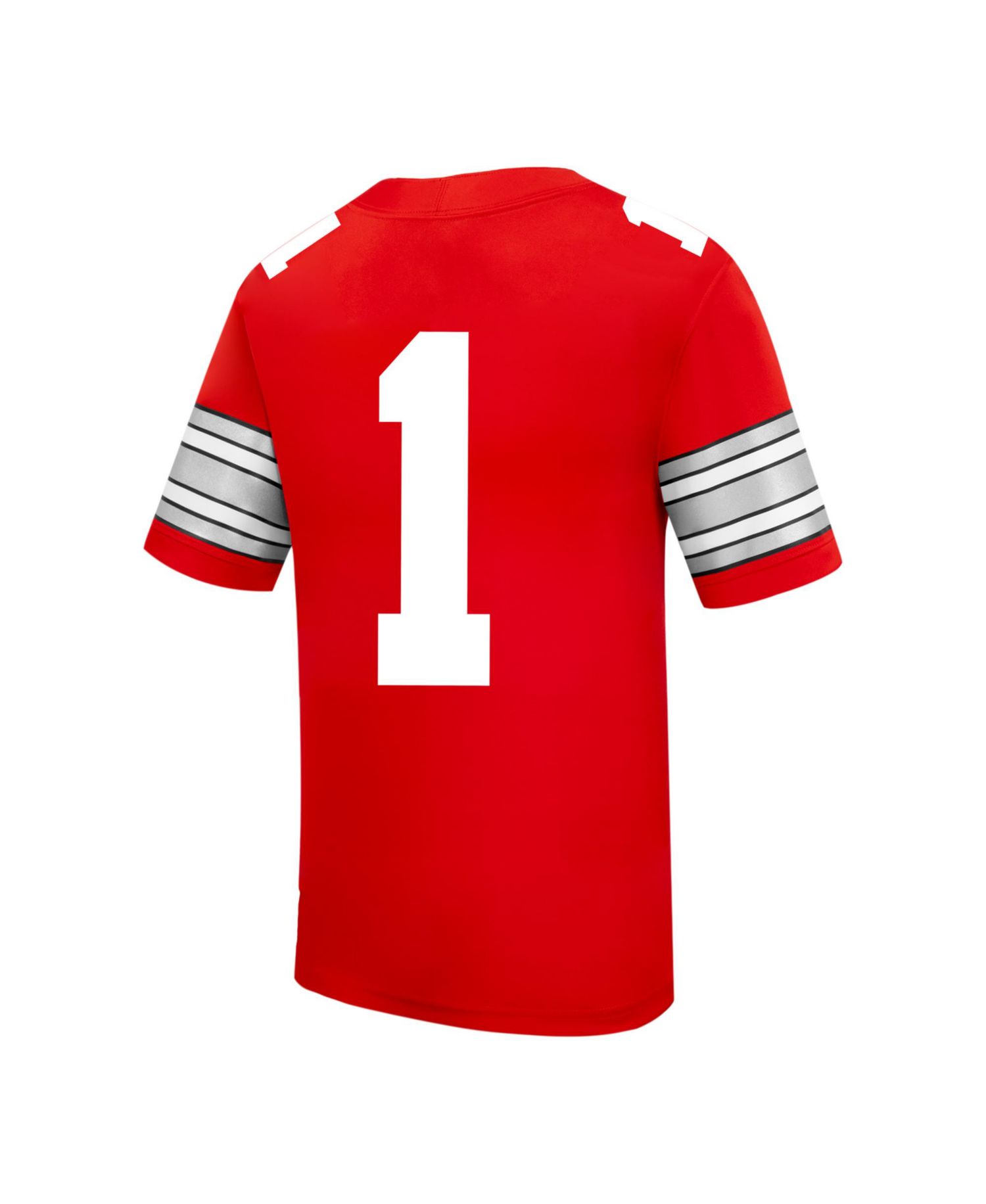 Big Boys and Girls #1 Scarlet Ohio State Buckeyes Replica Football Jersey