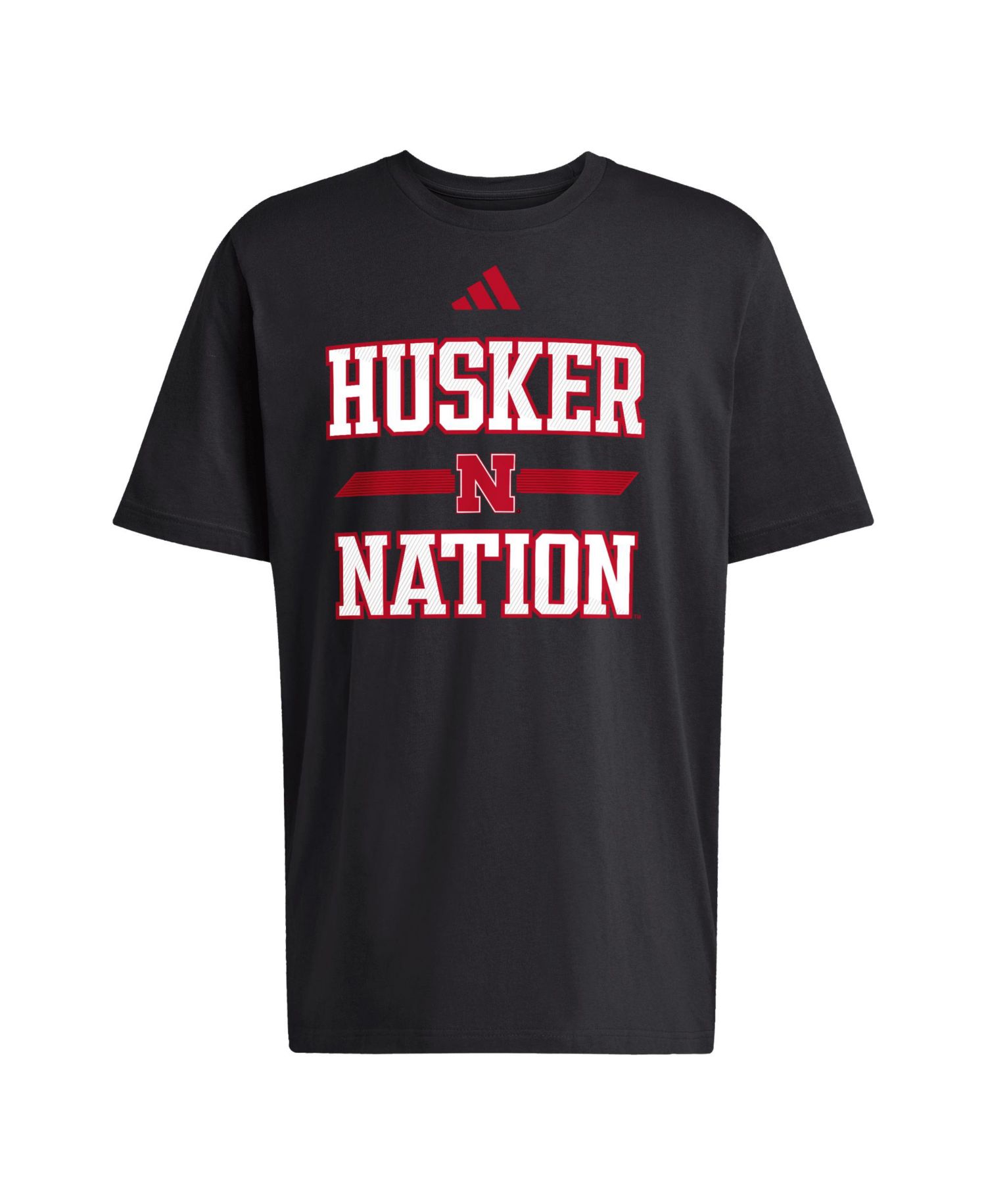 Men's Black Nebraska Huskers Our Red Burns Brighter T-Shirt