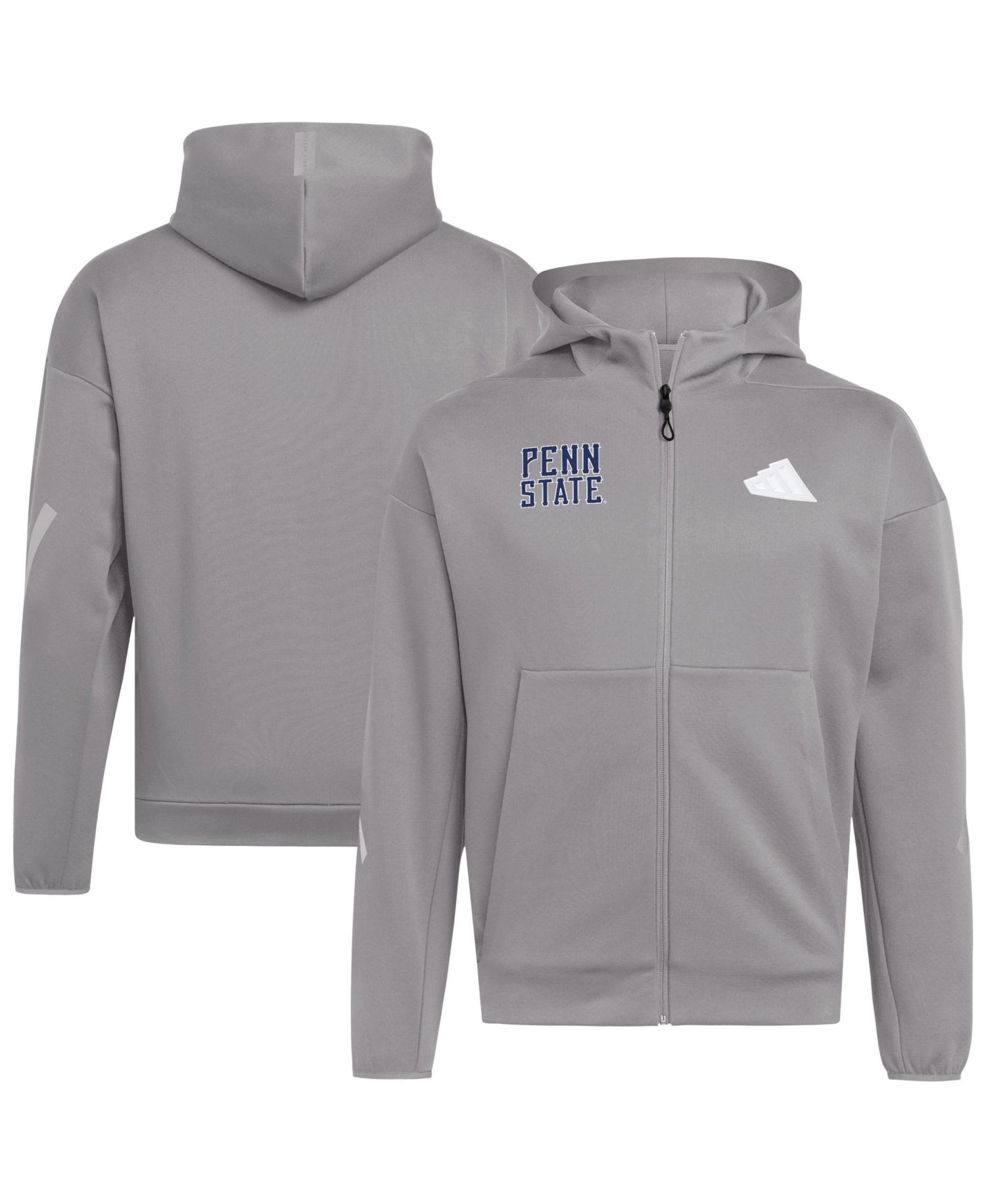 Men's Gray Penn State Nittany Lions Z.N.E Full-Zip Hoodie