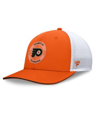 Men's Orange/White Philadelphia Flyers Authentic Pro Rink Adjustable Hat