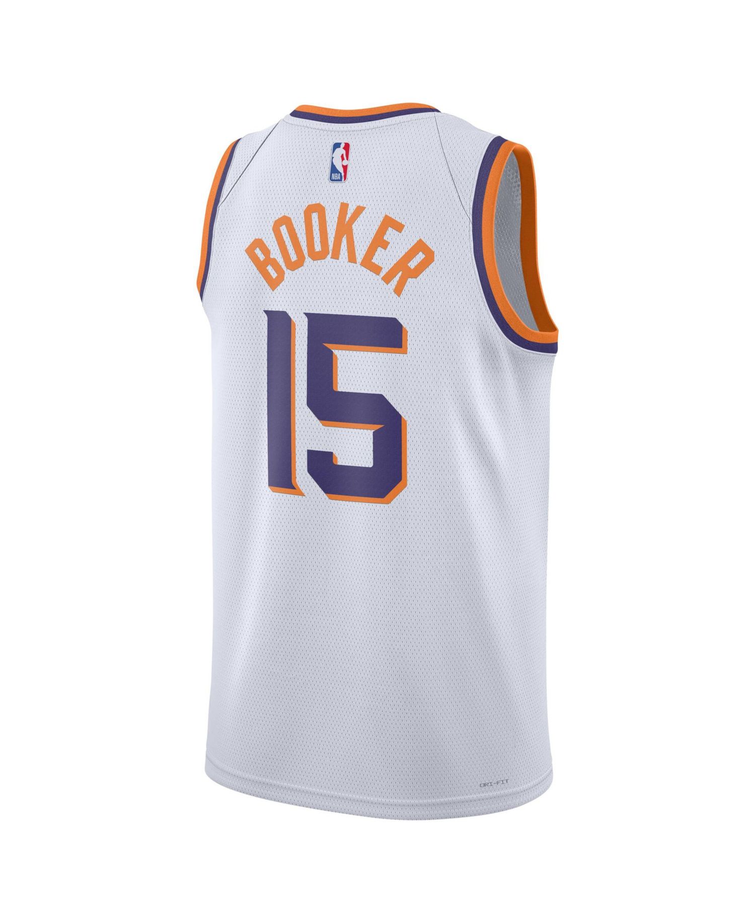 Men's and Women's Devin Booker White Phoenix Suns Swingman Player Jersey - Association Edition