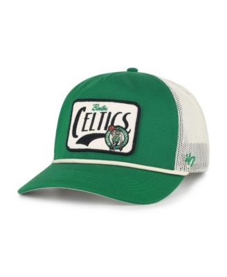 Men's '47 Kelly Green Boston Celtics Emmett Heavy Twill Trucker Hitch Adjustable Hat