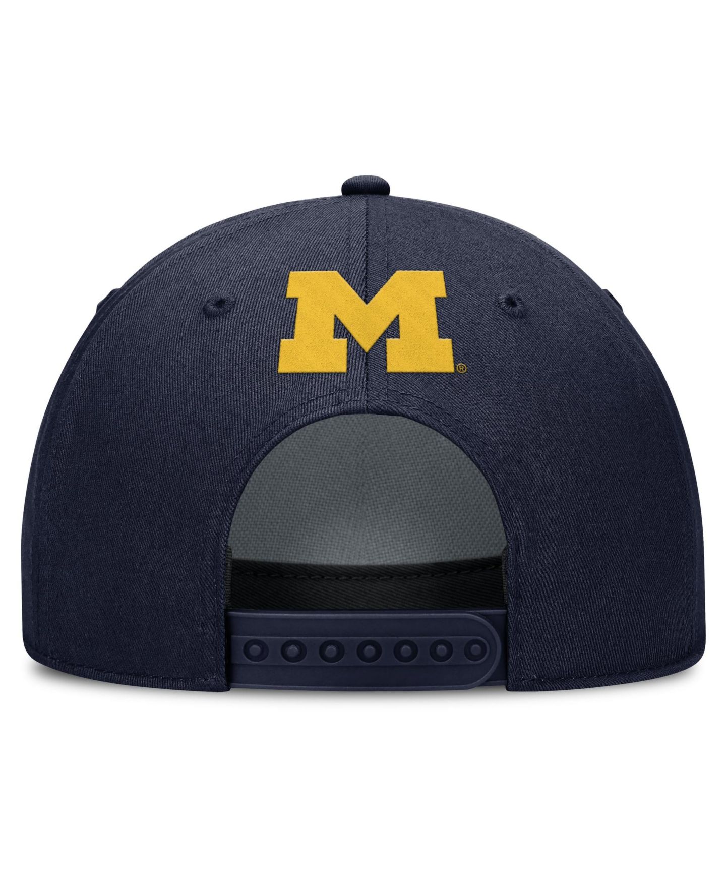 Мужская кепка Jordan Navy Michigan Wolverines Rise Campus Adjustable Hat — фото 4