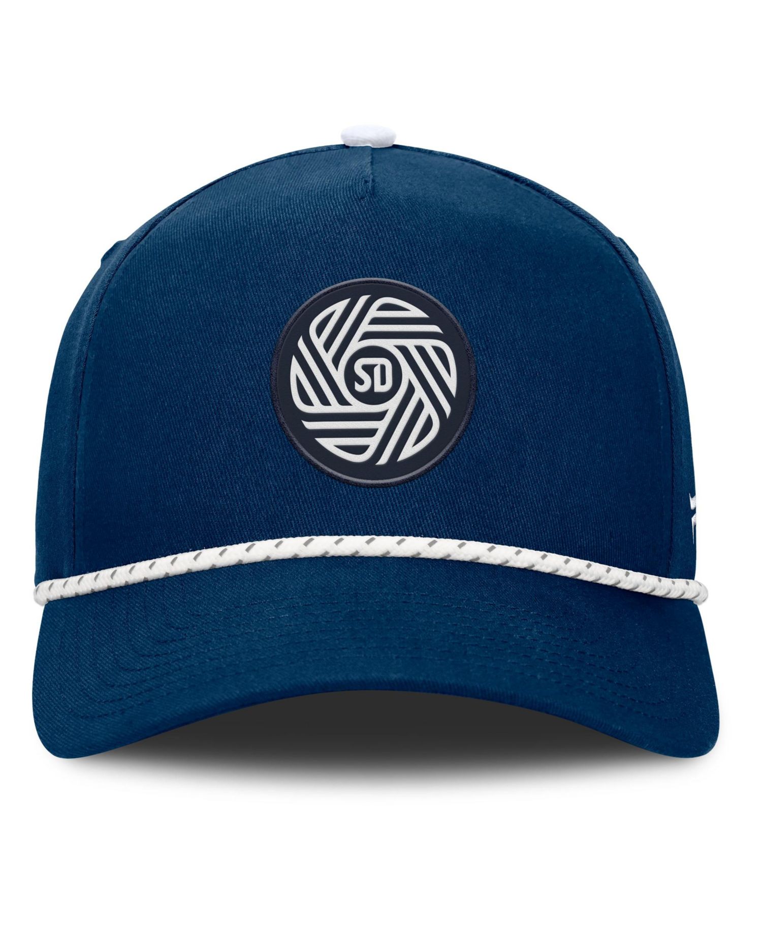 Men's Navy San Diego FC Two-Seam Rope A-Frame Adjustable Hat
