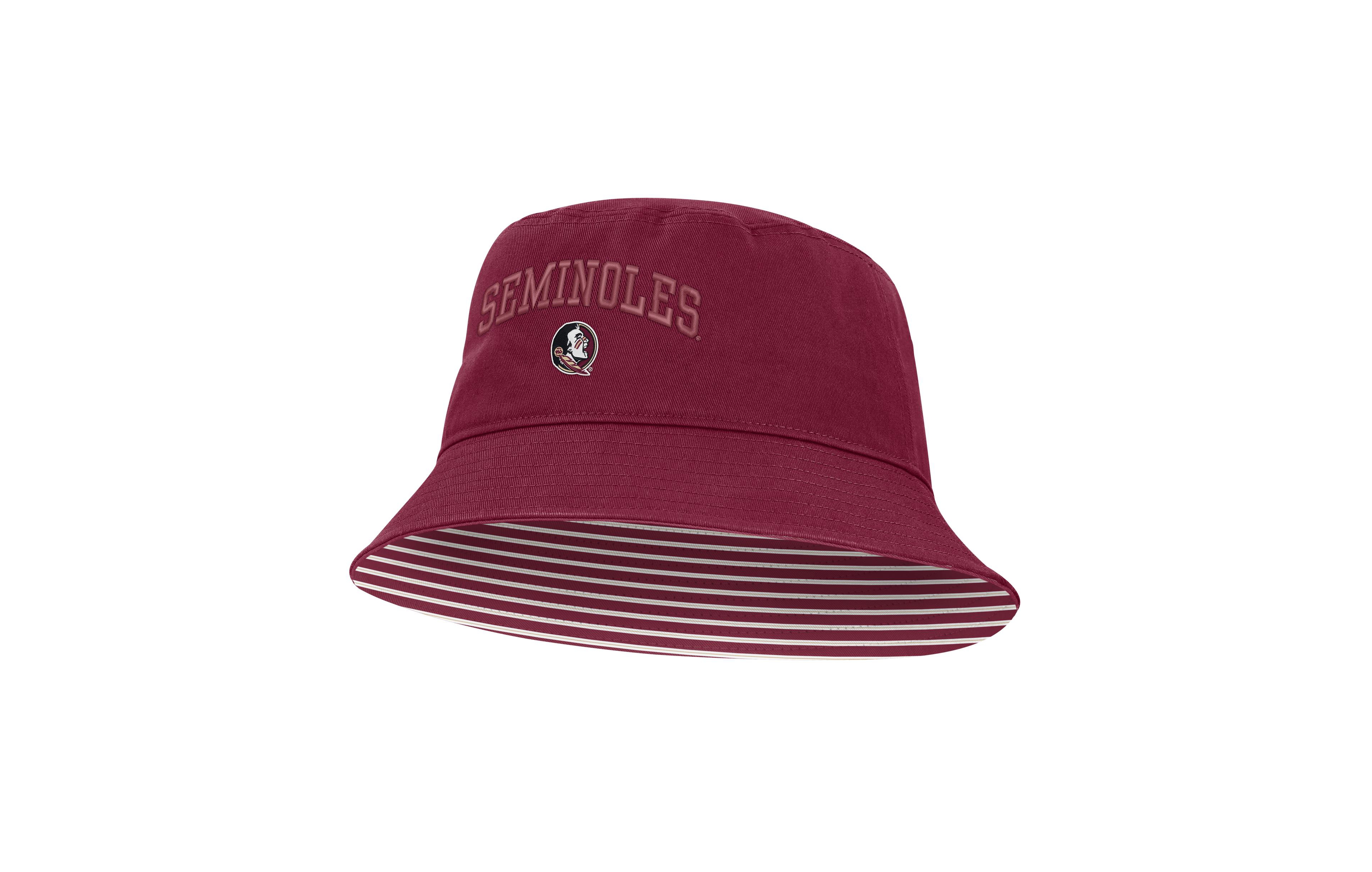Men's and Women's Nike Garnet Florida State Seminoles Primetime Apex Bucket Hat