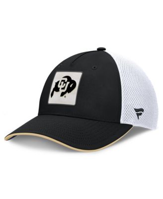 Men's  Black Colorado Buffaloes 5-Panel Matter Flex Hat
