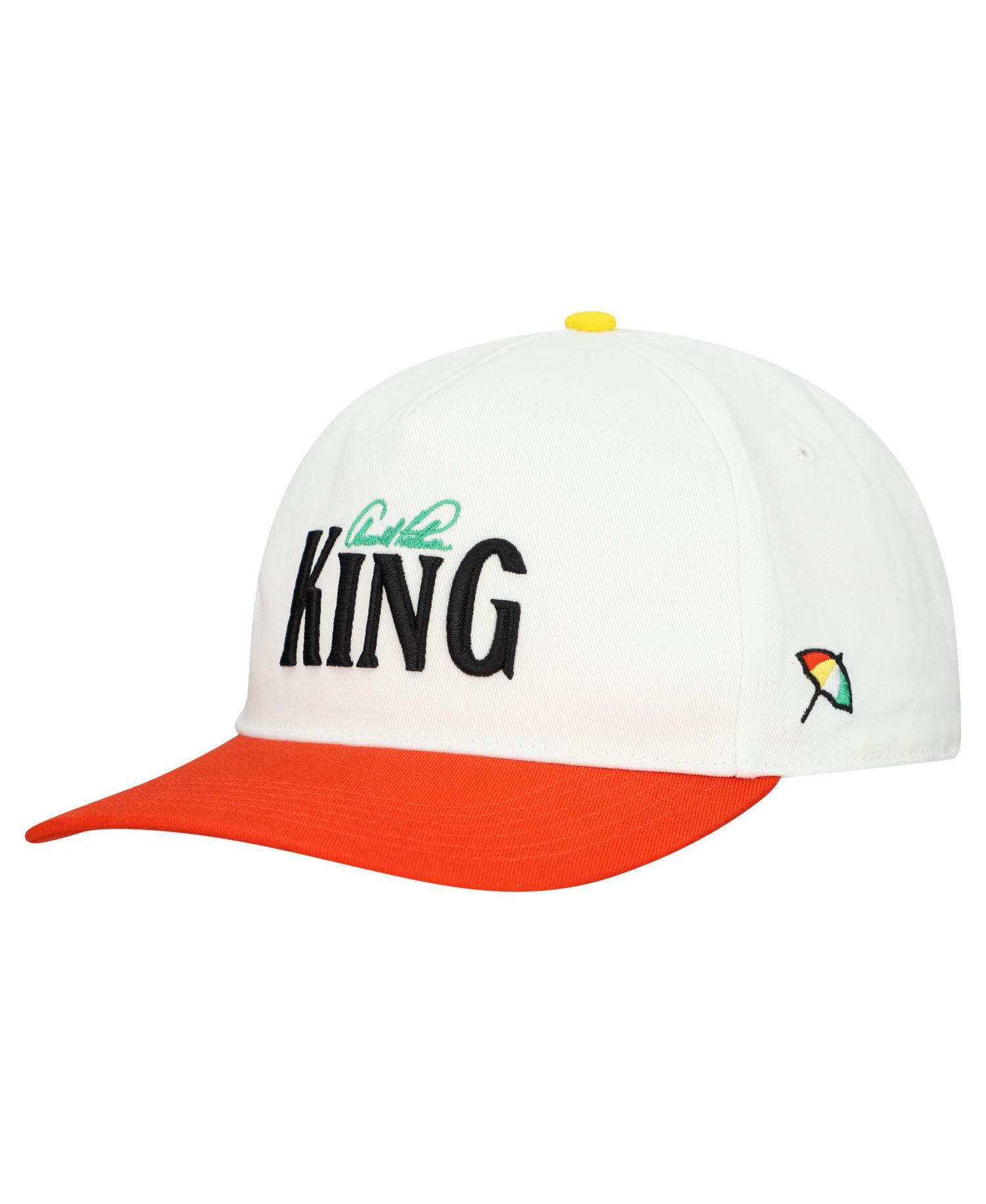 Men's White Arnold Palmer Invitational King Adjustable Hat