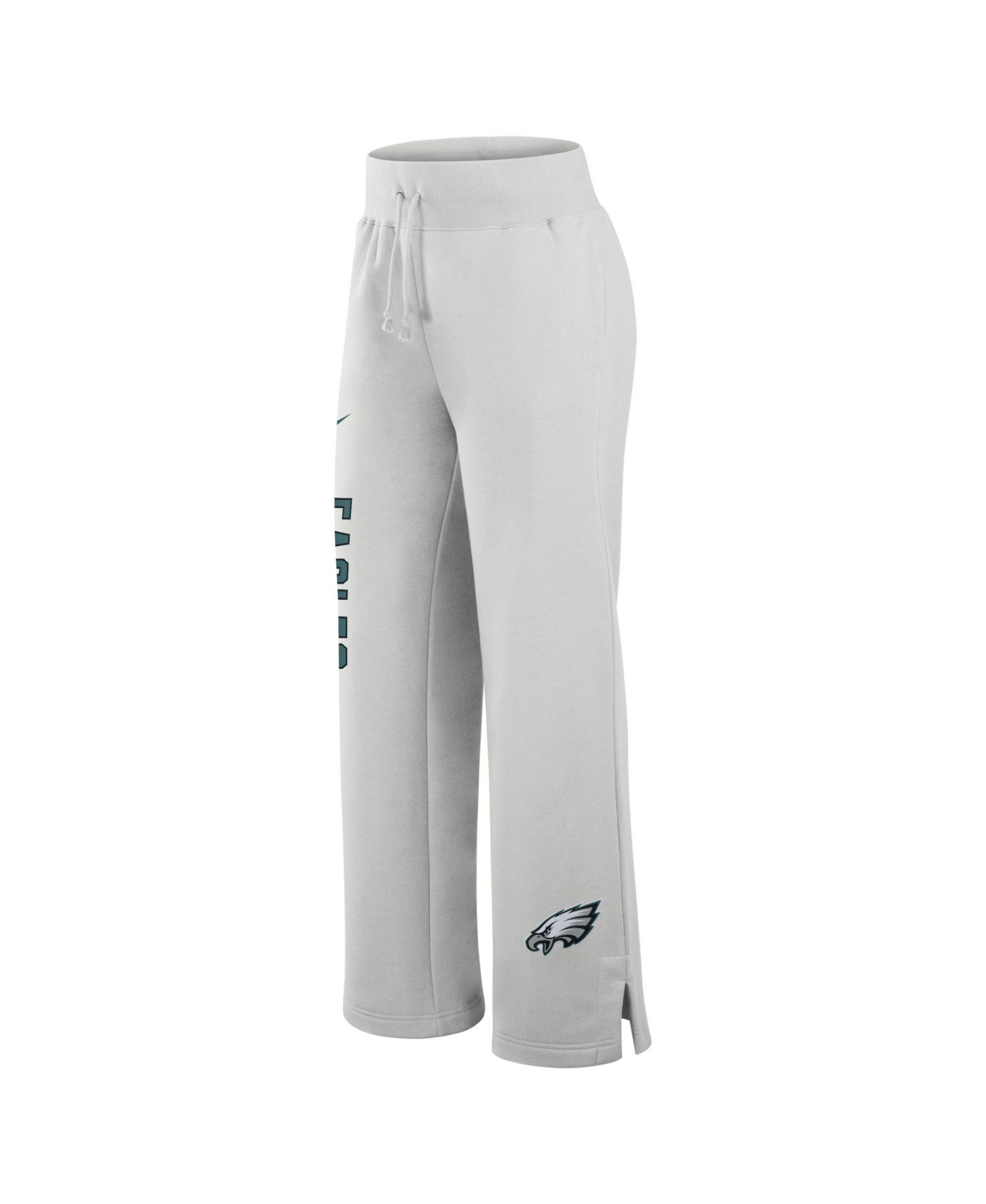 Women's Gray Philadelphia Eagles Primetime Phoenix Fleece Wide-Leg Sweatpants