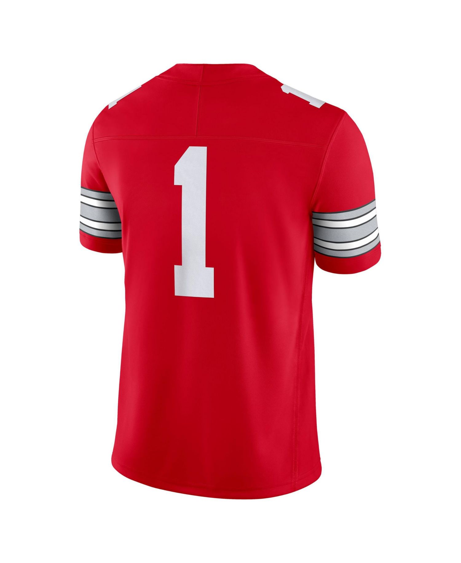 Men's #1 Scarlet Ohio State Buckeyes Home Vapor F.U.S.E. Limited Football Jersey