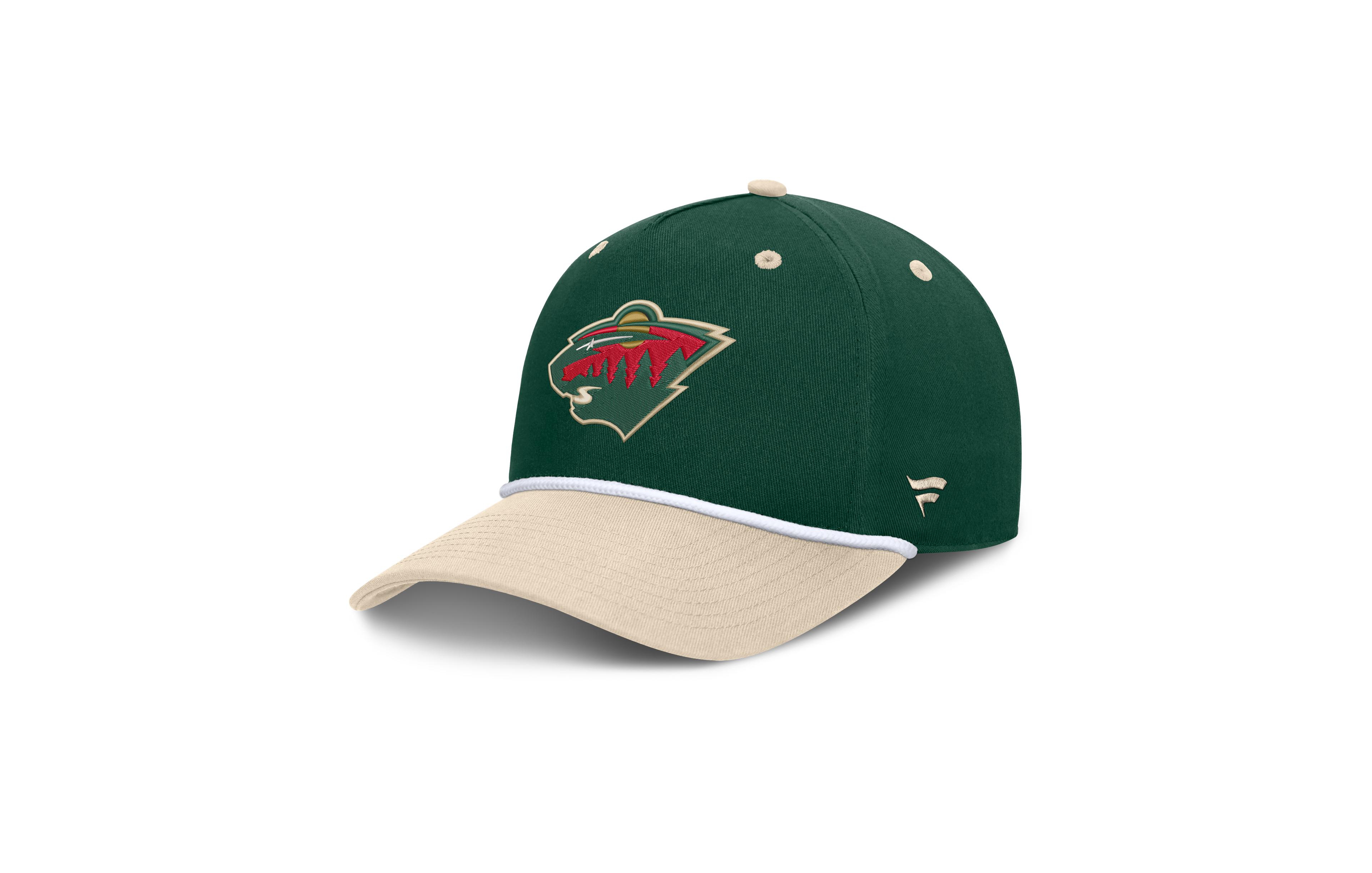 Fanatics Men's Minnesota Wild Fundamental Power Play A-Frame Adjustable Baseball Cap