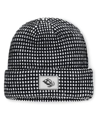 Men's Black Utah Mammoth Fundamental Scheme Ribbed Cuffed Knit Hat