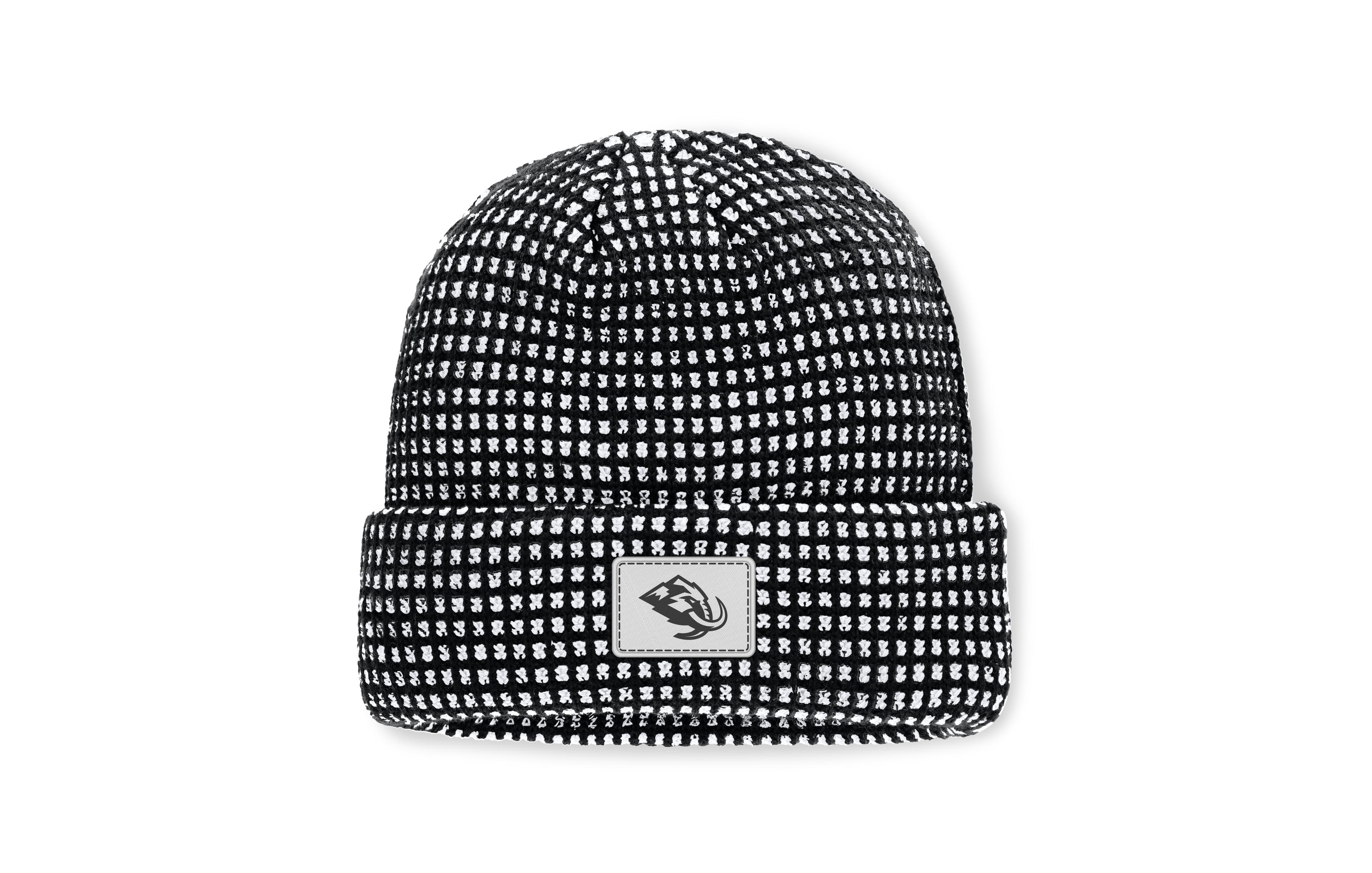 Men's Fanatics Black Utah Mammoth Fundamental Scheme Ribbed Cuffed Knit Hat