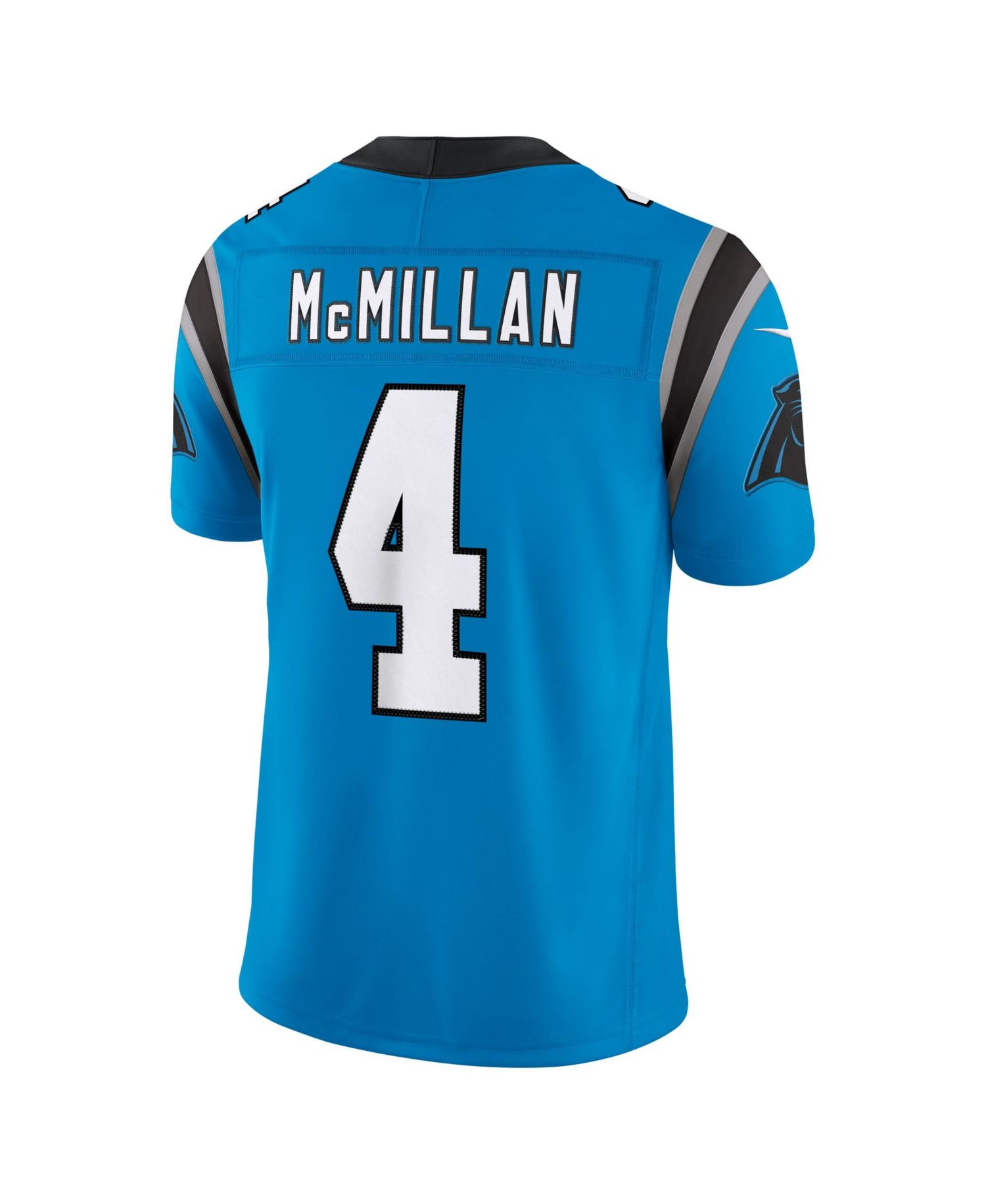 Men's Tetairoa McMillan Blue Carolina Panthers Alternate Vapor F.U.S.E. Stitched Limited Jersey