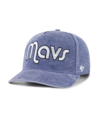 Men's '47  Blue Dallas Mavericks Reclaim Snow Wash Corduroy Adjustable Hitch Hat