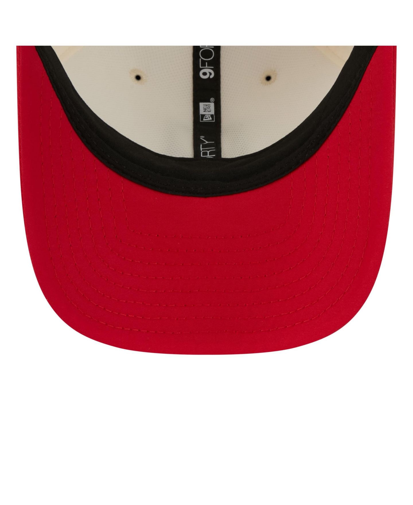 Детская кепка New Era Cream/Red Kansas City Chiefs 2026 Training Camp 9FORTY M-Crown Adjustable Hat — фото 5