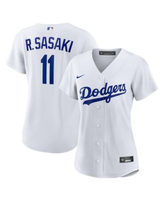 Women's Roki Sasaki White Los Angeles Dodgers Replica Jersey