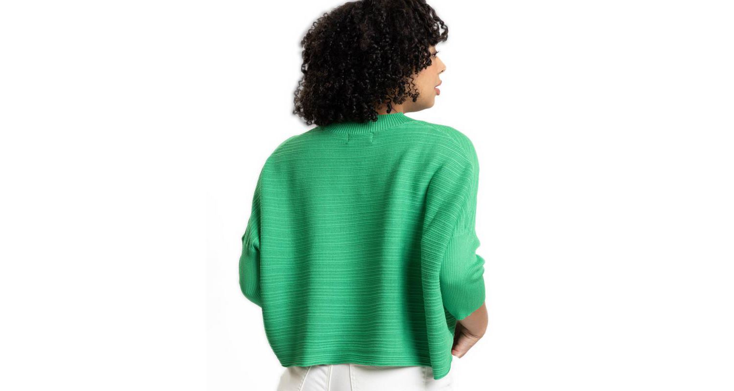 Women's Brooklyn Lightweight Textured Cropped Sweater