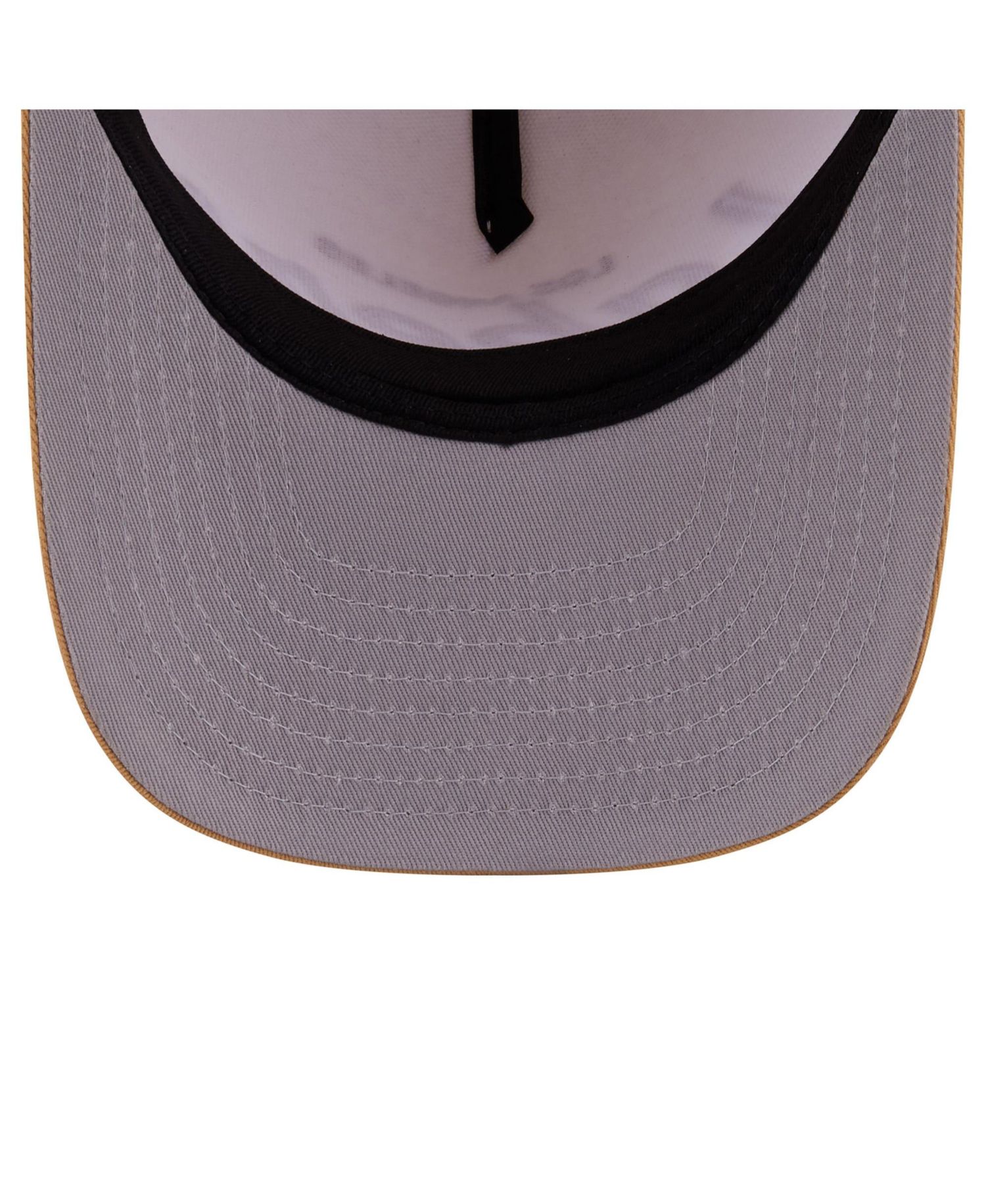 Men's Cream Los Angeles Lakers Herringbone 9FIFTY A-Frame Snapback Hat