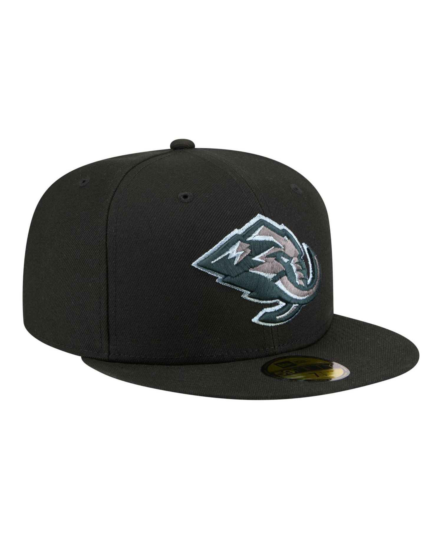 Men's Black Utah Mammoth Color Pop 59FIFTY Fitted Hat