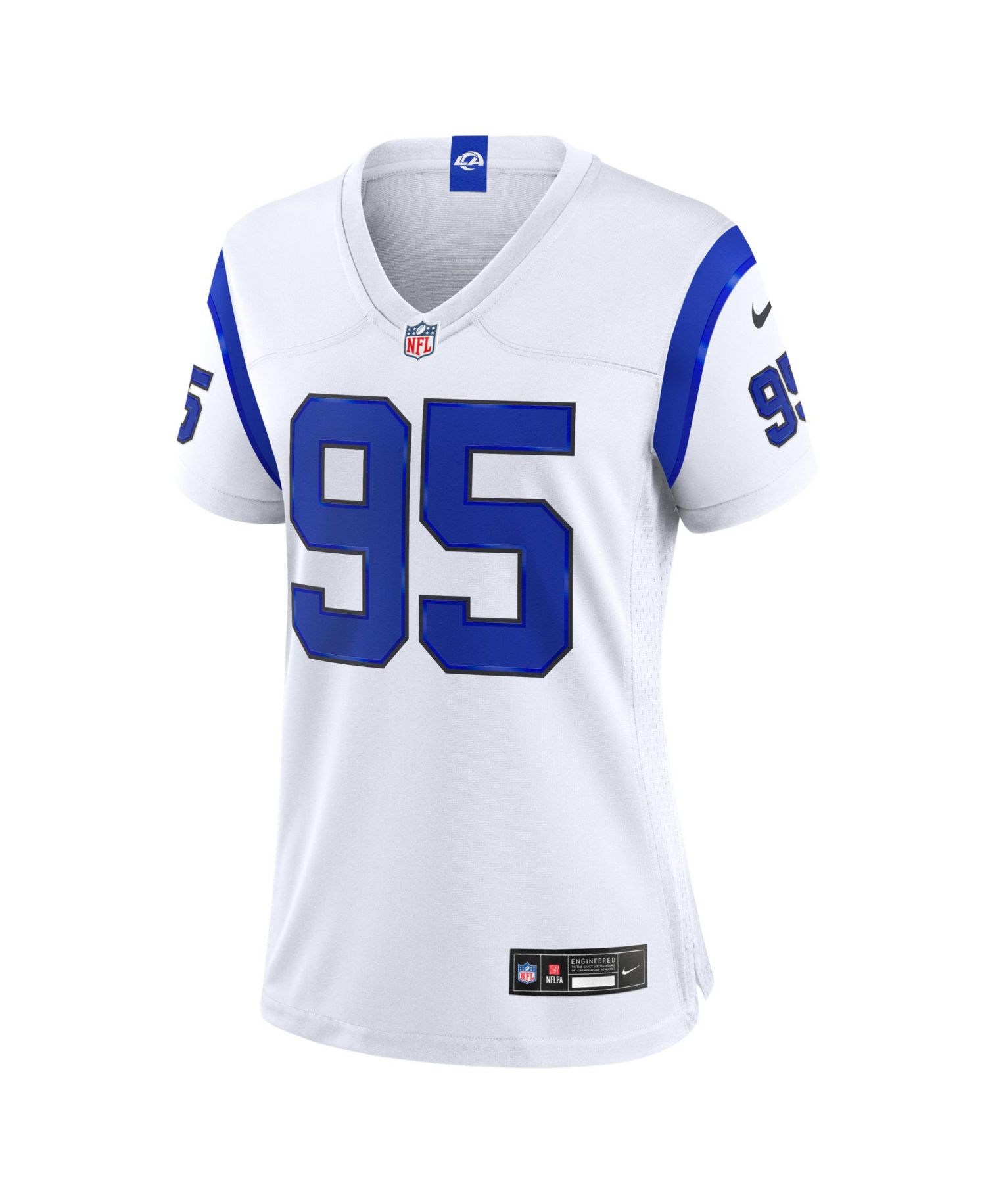 Women's Myles Garrett Los Angeles Rams Fearsome White Game Jersey
