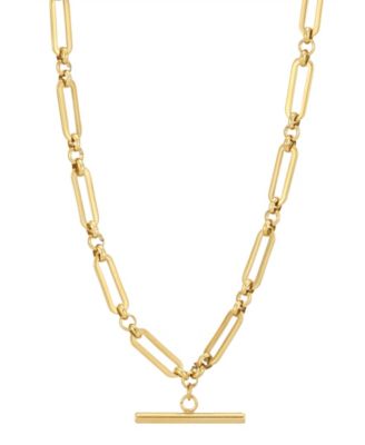 Gold-Plated Adjustable Toggle Bar Necklace